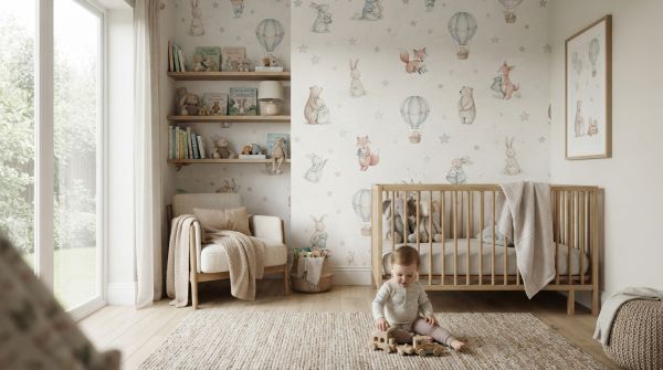 Nos meilleurs papiers peints doux pour chambre d'enfants