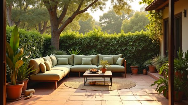 Profitez d'un espace confortable avec un salon de jardin