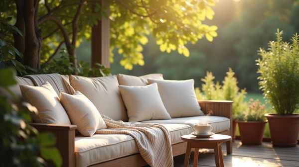 Profitez d'un espace confortable avec un salon de jardin